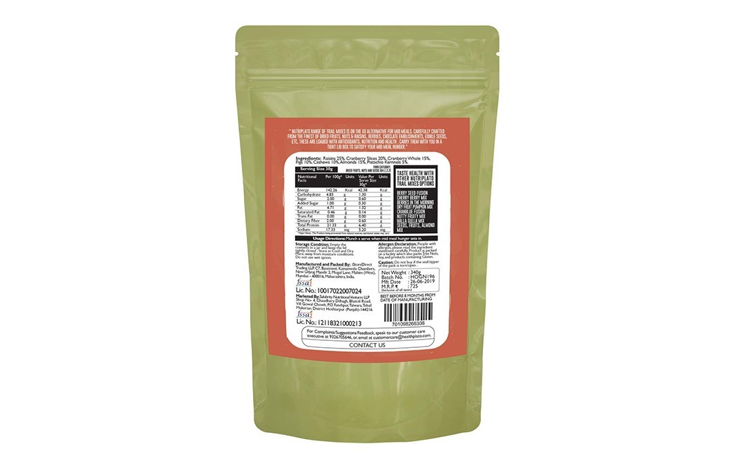 Nutriplato Health On The Go    Pack  340 grams